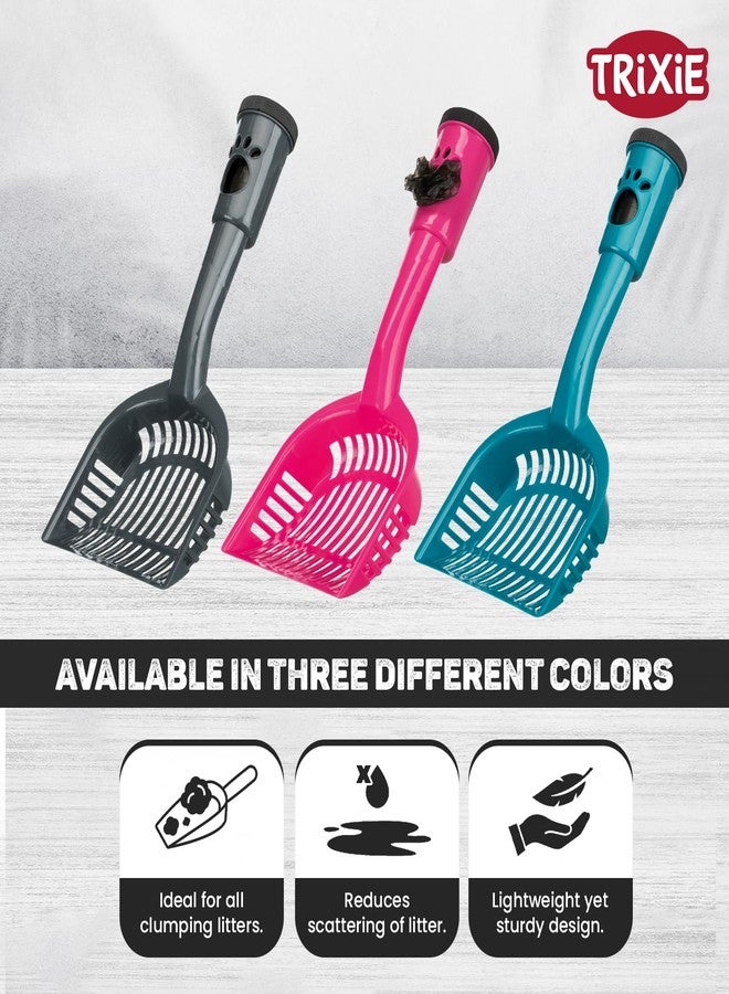 Trixie: - Clumping Cat Litter Scoop with Dirt Bags | Plastic Scoop with Waste Bag in The Handle of The Scoop | Made, Specially Designed to be User-Friendly - 38cm, Medium - Image 4